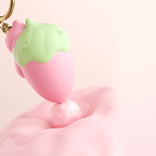 Strawberry Bear Mini Vibrator