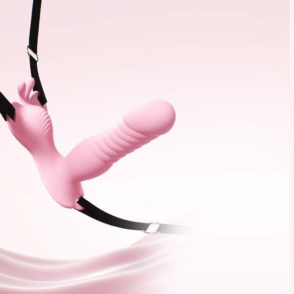 Butterfly Dance Remote Wearable Egg with Telescopic Vibration