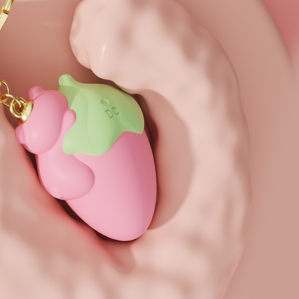 Strawberry Bear Mini Vibrator - Image 4