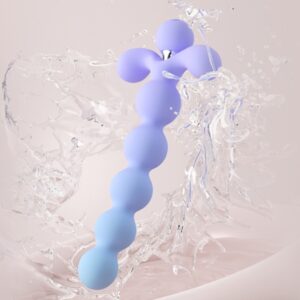 Floral Anal Massager Vibrating Plug for Beginner Backdoor Training