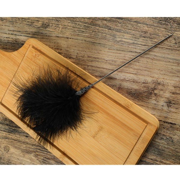 Hairpin & Tease Wand Set with Feather Attachments - Image 7
