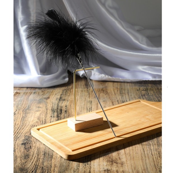 Hairpin & Tease Wand Set with Feather Attachments - Image 6