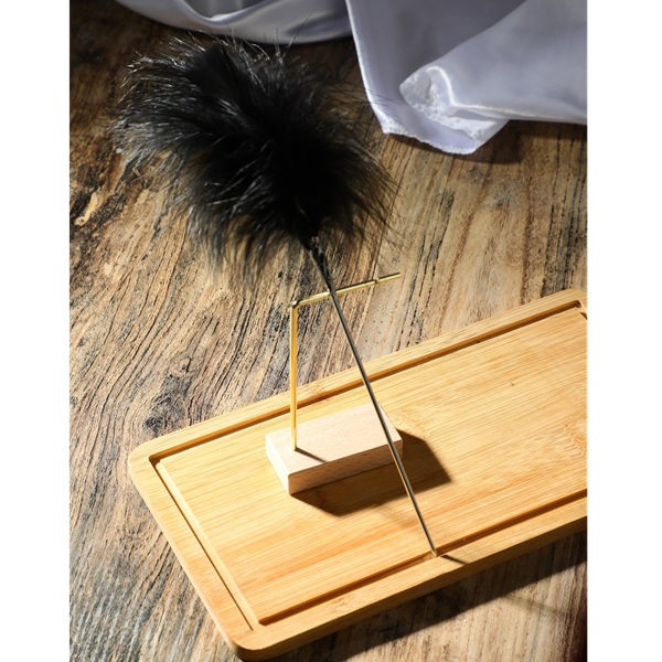 Hairpin & Tease Wand Set with Feather Attachments - Image 4