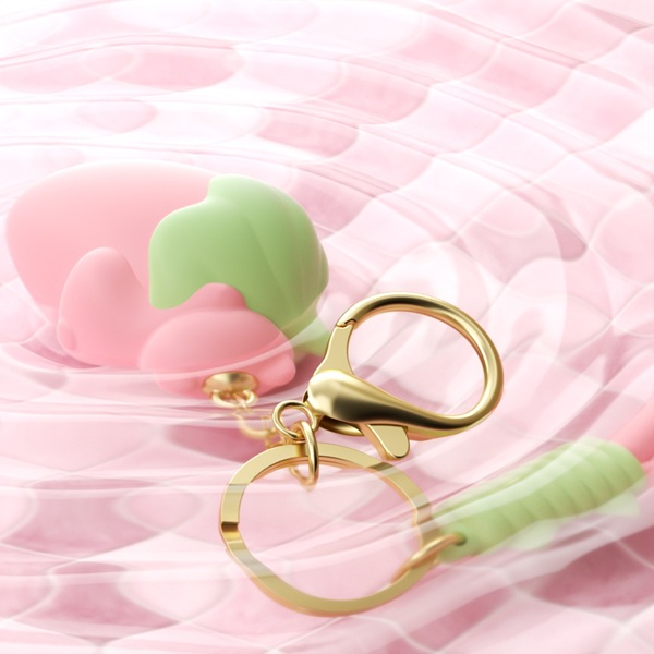 Strawberry Bear Mini Vibrator - Image 2
