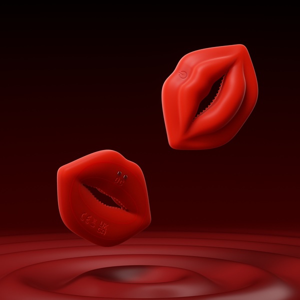 Wireless Pouty Lips Nipple Clamps & Breast Massager - Image 5