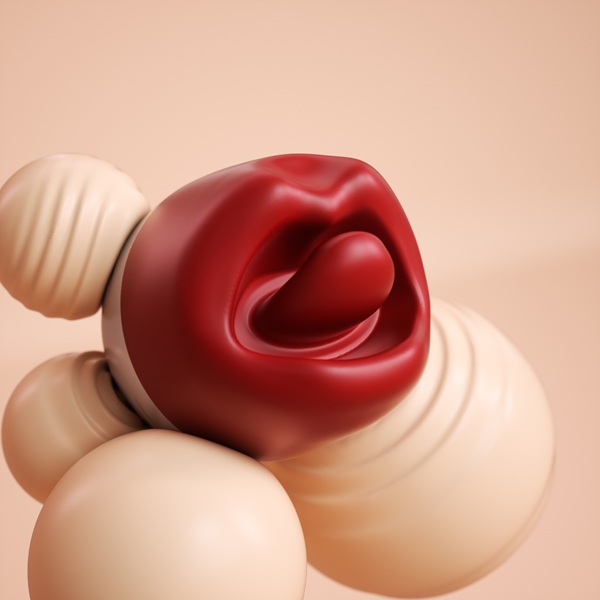 Lustrous Lips & Licking Tongue Oral Simulator - Image 5