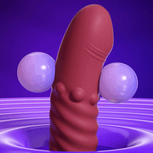 Thermo-Rotating Beads Telescoping Tongue Vibrator