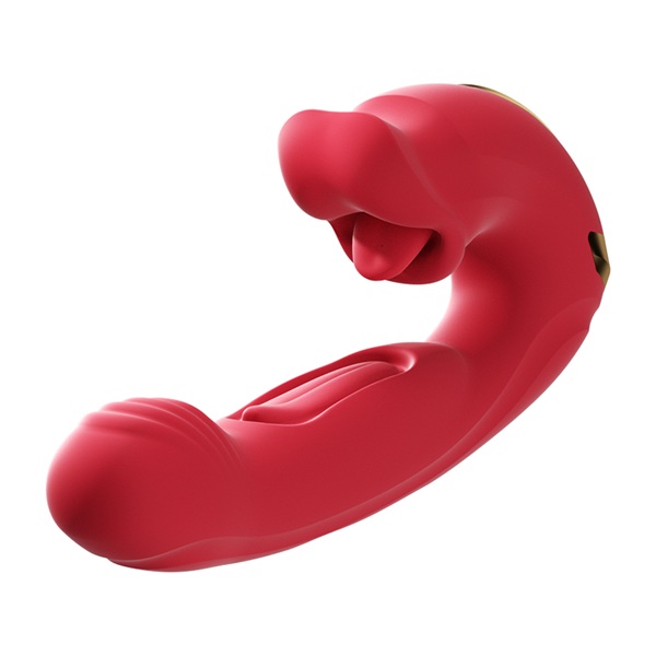 Whispering Vibrator with Dual-Flapping & Tongue-Licking Climax Trigger - Image 7