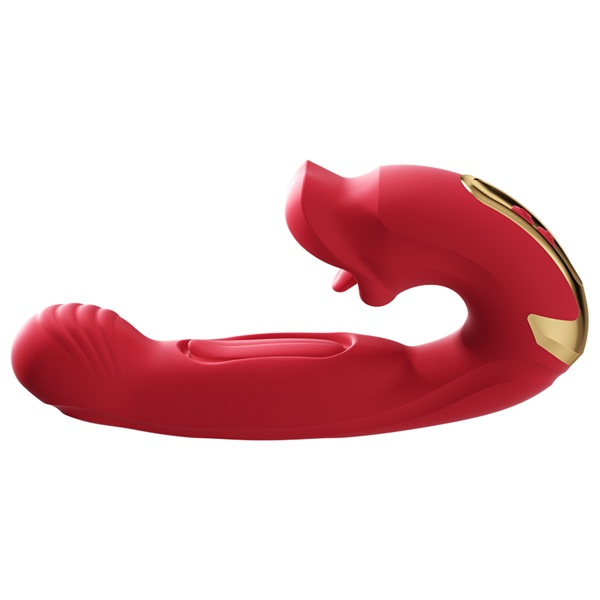 Whispering Vibrator with Dual-Flapping & Tongue-Licking Climax Trigger - Image 8