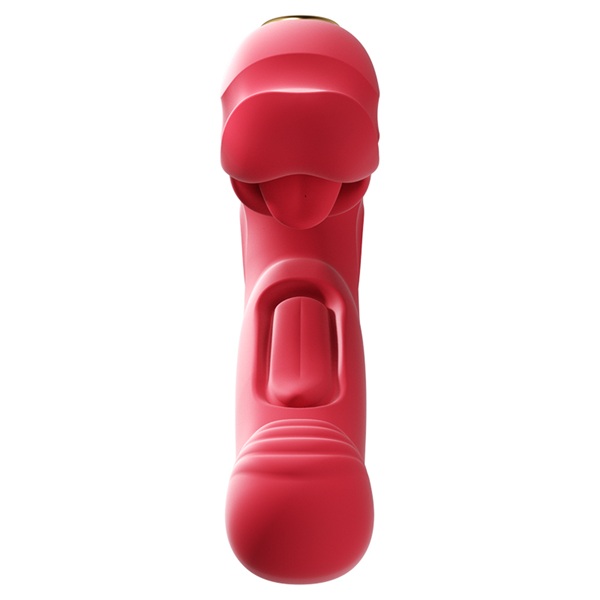 Whispering Vibrator with Dual-Flapping & Tongue-Licking Climax Trigger - Image 12