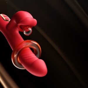 LipJoy Telescoping Vibrator with Auto-Licking & Thrusting