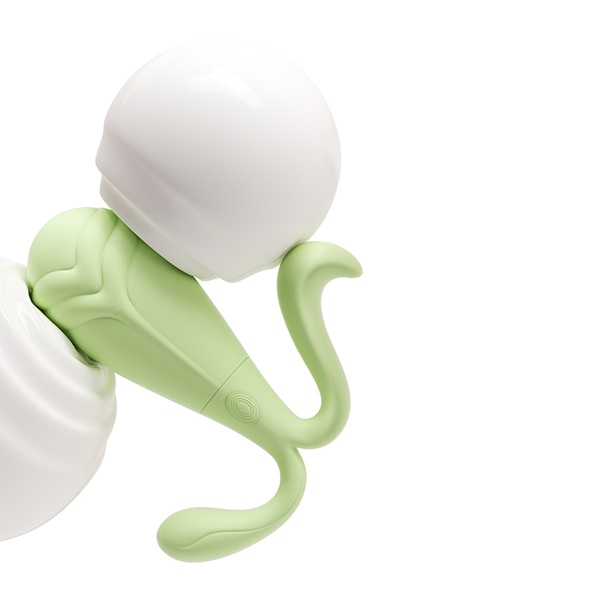 Bean Sprout-Shaped Remote Control Egg Vibrator - Image 5