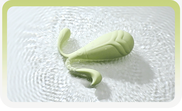 Bean Sprout-Shaped Remote Control Egg Vibrator
