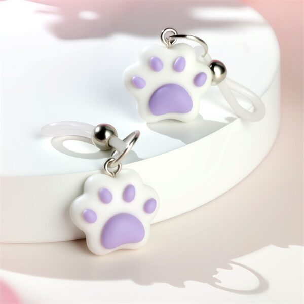 Heart-shaped Nipple Clamps & Cat Paw Nipple Clamps (BDSM Play) - Image 8