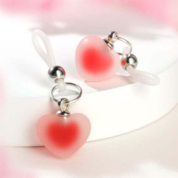Heart-shaped Nipple Clamps & Cat Paw Nipple Clamps (BDSM Play) - Image 15
