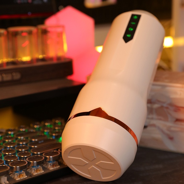 Blue Moon Masturbator Cup with Suction, Vibration & Voice - Image 2