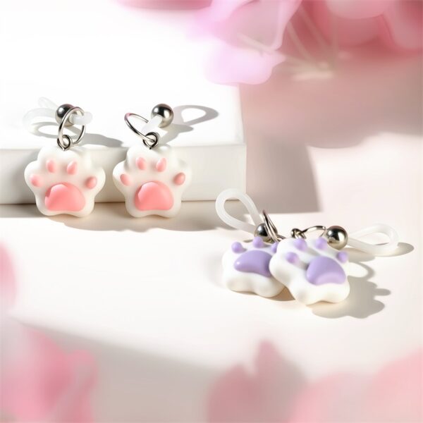 Heart-shaped Nipple Clamps & Cat Paw Nipple Clamps (BDSM Play) - Image 6