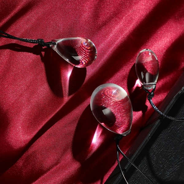 Honey Egg Beads & Glass Anal Plug - Image 4