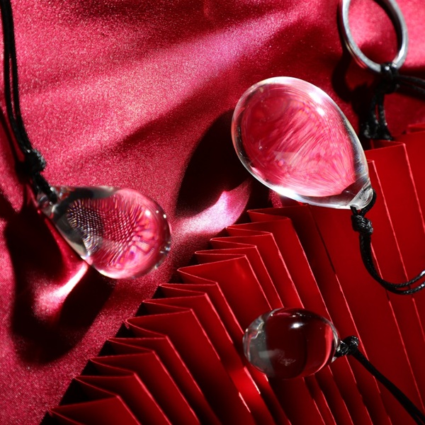 Honey Egg Beads & Glass Anal Plug - Image 7