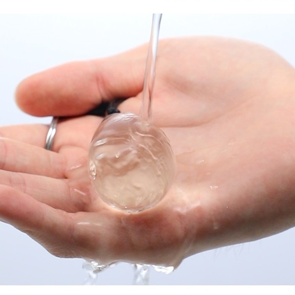 Honey Egg Beads & Glass Anal Plug