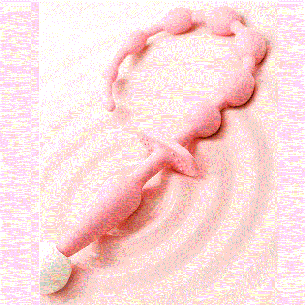 Double-ended Beaded Anal Plug - Image 2