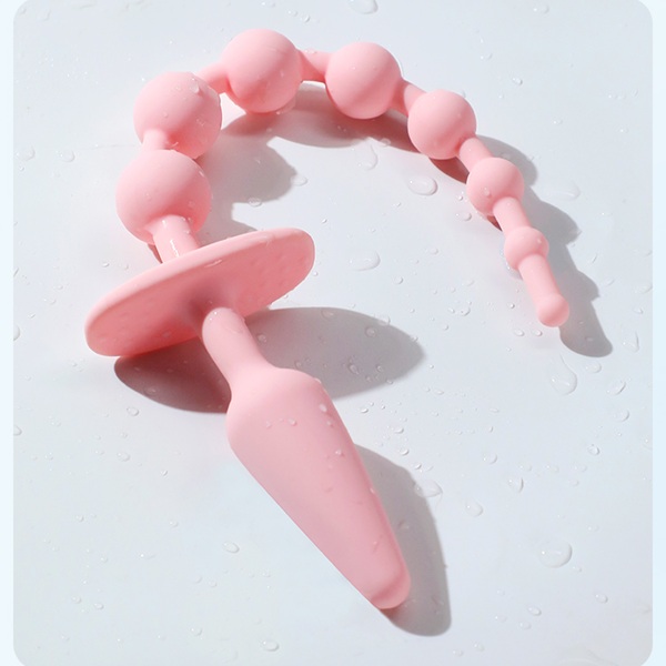 Double-ended Beaded Anal Plug - Image 3