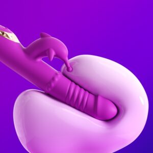 Twist & Glide Beads Telescoping Vibrator with Slapping Motion