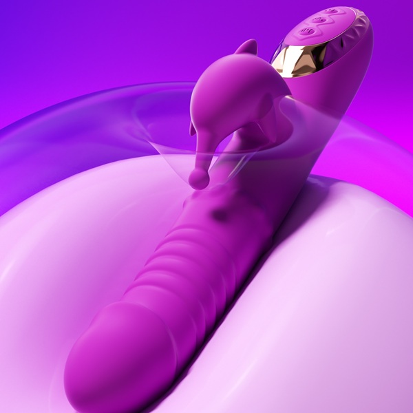 Twist & Glide Beads Telescoping Vibrator with Slapping Motion - Image 4