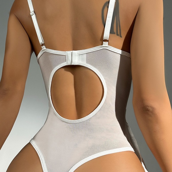 European & American Lace Seductive Lace Teddy Corset Bodysuit - Image 20